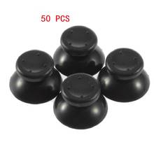 50pcs/set Black 3D Analog Cap Cover Thumb Sticks Joystick Thumbstick Mushroom Cap Cover For Microsoft XBOX 360 Controller 2024 - buy cheap