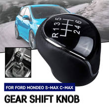 For Ford Focus 2/3 Mondeo 4 C-MAX For Galaxy Kuga Car 6 Speed Gear Shift Knob Manual Gear Lever Shifter Gaitor 2024 - buy cheap