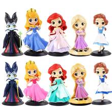 Anime Q Posket Action Figure Mermaid Snow White Belle PVC Model Toys Q Ver. Princess Dolls Gift for Children 2024 - buy cheap