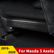 Противоударная накладка из нержавеющей стали для заднего сиденья автомобиля Mazda 3 Axela 2019 2020, защита от грязи 2024 - купить недорого