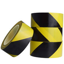 33M Strong pvc Warning Safety Tape Black Yellow waterproof Self Adhesive Traction Marking Tape for Factory Warehouse Workplace 2024 - buy cheap