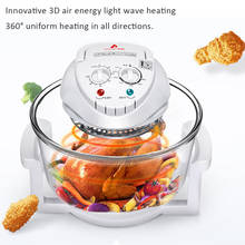 1200W 12L Multifunction Conventional Infrared Oven Roaster Air Fryer Turbo Electric Cooker BBQ Bake Cook With Recipe 220V 2024 - buy cheap