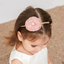 10pcs/lot Fashion Flower Baby Headband Super Soft Nylon Infant Baby Hair Band 2024 - buy cheap