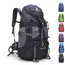 Мужские водонепроницаемые походные рюкзаки 50 л, спортивная сумка для альпинизма, велоспорта, походный рюкзак для активного отдыха, рюкзаки для женщин 2024 - купить недорого