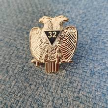 1PCS 1.5" Scottish Rite 32nd Degree Freemason Masonic Lapel Pin emblem 2024 - buy cheap