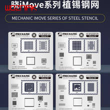 Plantilla de Reballing mecánico serie iMOVE de acero BGA para iPhone 6, 7, 8, 11 Pro Max, Chips IC, componentes electrónicos 2024 - compra barato