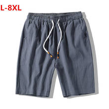 Men Elastic Waist Shorts Big Size Men Summer Light Casual Beach Boardshorts Gasp Casual Shorts Men 6xl 7xl 8xl 2024 - buy cheap