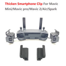 Suporte de clipe para controle remoto, suporte de smartphone para dji mavic pro/air/spark/mavic 2/mavic mini drone, acessórios 2024 - compre barato