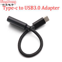 TingDong 17CM tipo-C Cable adaptador OTG USB 3,1 tipo C macho A USB 3,0 una hembra OTG Cable de datos adaptador de accesorios del teléfono móvil 2024 - compra barato