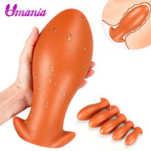 Huge Anal Plug Vaginal Anus Dilator Expander Big Super Soft Silicone Butt Plug Dildo Anal Balls Egg Adult Sex Toy Erotic Product 2024 - buy cheap