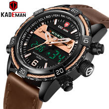 KADEMAN-reloj deportivo de lujo para hombre, cronógrafo Digital LED, militar, con fecha automática, Masculino 2024 - compra barato