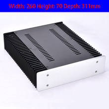 KYYSLB 311*260*70mm 2607 All Aluminum Post Level Amplifier Chassis Box House DIY with Feet Power Seat Blank Amplifier Case Shell 2024 - buy cheap