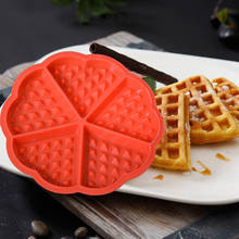 Molde de silicone anti-aderente para waffles, forma de silicone para bolo, chocolate, doces, bandeja de cozimento e acessórios para cozinha 2024 - compre barato