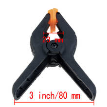 3 Inch Universal Photo Studio Paper Canvas Muslin Backdrop Clamp Clip Black 2024 - buy cheap