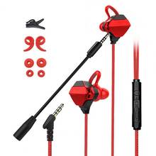 3.5mm Earphone Wired Stereo Sound In-line Mic Gaming Headset Earbuds Deep Bass Earphones for Tablet with Detachable Microphone 2024 - buy cheap