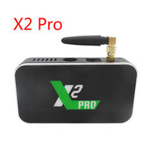 X2 Pro TV Box 4GB RAM DDR4 32GB Smart Amlogic S905 Android 9.0 X2 Cube 2GB 16GB Set Top Box 2.4G/5G WiFi 1000M 4K Media Player 2024 - compre barato