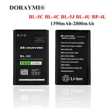 DORAYMI Battery for Nokia 6100 6300 6260 1112 1208 1600 2610 n70 BL4C BL5C BL4U Bateria BL-4C BL-4U BL-5J BP-4L  BL-5C Baterie 2024 - buy cheap