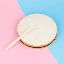 Smooth Surface Wooden Hand Drum Kids Percussion Educational Toy for Children Hand Drum 2024 - buy cheap