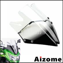Pantalla de parabrisas transparente para motocicleta, Deflector de viento con soporte de montaje para Kawasaki Z750 Z750R 2007-2012 2024 - compra barato