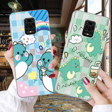 Cartoon Animal Dinosaur Couple Phone Case For Xiaomi Mi 10T Note 10 Lite Poco X3 NFC Redmi Note 9S 8 9 10 Pro Max 8T 10S Cover 2024 - buy cheap