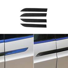 For Tesla Model X Carbon Fiber Car Exterior Door Handle Trim Body Protection Decorative Sticker 2024 - buy cheap