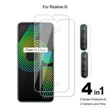 Защитная пленка для объектива камеры Realme 6i и закаленное стекло 2024 - купить недорого