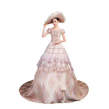 Vestido de baile victoriano barroco de Rococo, vestidos de baile de María Antonieta del siglo 18, vestido de época histórico renacentista 2024 - compra barato