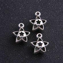 3PCS/Pack Antique   Hollow Pentagram Pendant Charm Jewelry Finding 10*19*23mm 2024 - buy cheap