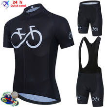 2021 Teleyi мужская летняя велосипедная одежда, дышащая велосипедная одежда с коротким рукавом и защитой от ультрафиолета, велосипедные комплекты, велосипедная майка #21 2024 - купить недорого