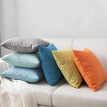 New Soft Tailored Edge Poly Cotton Cushion Home Decor Waist Pillow Anti-Slip Bedroom Sofa Cushion For Home Office Car Use 2024 - buy cheap