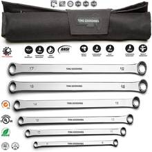 6 Piece Box Wrenches 0 Degree Offset Extra Long Double Box End Wrench Set,Metric, 8-19 mm 12 Sizes,Less Effort Aviation Wrench 2024 - buy cheap