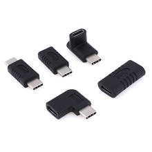 Горячая Распродажа, прямоугольный USB 3,1 type C Мужской и женский USB-C конвертер адаптер для смартфона для samsung 2024 - купить недорого