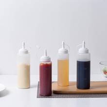 Apertar garrafas de condimentos com tampa, utensílio de cozinha mostarda mayo para molhos quentes de azeite de oliva 2024 - compre barato