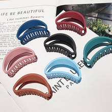 High Quality New Colorful Women Hair Clip Claws Headdress Large Size Simple Elegant Plastic Claw Clip Hairpin Hair Accessories 2024 - buy cheap