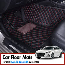 Car Floor Mats For Hyundai Sonata LF 2015 2016 2017 2018 Rugs Dash Carpets Cargo Liners Pads Interior Accessories Styling Covers 2024 - buy cheap