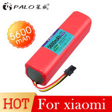 PALO 5600mah Li-ion Rechargeable Batteryfor Xiaomi Mi Vacuum Robotics Roborock S50 S51 S52 S55 T60 T65 E20 E25 E35 2024 - buy cheap