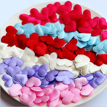 Confeti de tela para Decoración de mesa, suministros decorativos para fiesta de cumpleaños, 100x3,2 cm, diámetro del corazón, 3,2 Uds. 2024 - compra barato