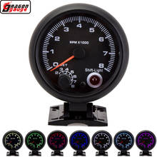 3.75 Inch Auto Pointer Car Tachometer 7 Colors Shift-Light Gauge Ｇasoline Engine 4/6/8 Cylinder 8000 RPM Meter Free Shipping 2024 - buy cheap