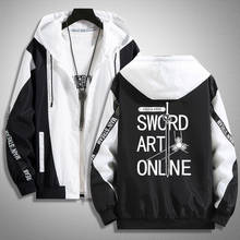 Anime Sword Art Online Hoodie Clothing Fashion Men SAO Kirigaya Kazuto Yuuki Asuna Cosplay Coat Sweatshirts 2024 - buy cheap