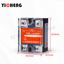 high quality DC control AC Voltage relay Single-phase solid state relay Transparent shell SSR-DA relay control voltage radiator 2024 - buy cheap