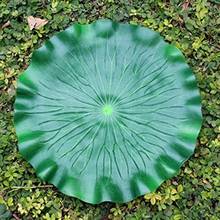 2pcs 10-28cm artificial PE foam lotus leaf water lily floating pool plant aquarium fish pond decoration home garden decoration 2024 - buy cheap