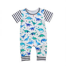 Cartoon Newborn Infant Baby Boy Romper Jumpsuit Summer Clothes 2024 - buy cheap