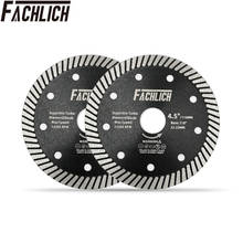 FACHLICH 2pcs Professional Diamond Superthin Turbo Saw Blades for Marble Ceramic Tile Granite Cutting Disc Dia 4.5inch/115mm 2024 - buy cheap