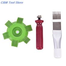 1set Universal Car A/C Radiator Condenser Evaporator Fin Straightener Coil Comb Plastic Auto Cooling System Repair Tools 2024 - buy cheap