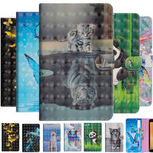Funda tipo billetera para tableta inteligente Samsung Galaxy Tab S2, de 8,0 pulgadas, T710, T713, T715, T719, SM-T710, de cuero tpu, con dibujos en 3D, nueva 2024 - compra barato