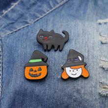 Halloween Jewelry Funny Brooches Enamel Pin Coffee Mummy Ghost Pumpkin  Brooches Backpack Clothes Lapel Pin Fun Badge Gifts 2024 - buy cheap