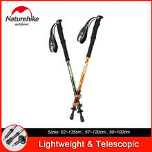 NatureHike-bastón de Trekking ST01 para adultos y niños, palo telescópico de bloqueo rápido externo, nórdico, muleta de mano 2024 - compra barato