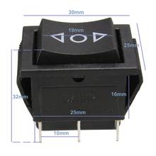 AC 250V/10A 125V/15A 6-Pin DPDT Power Window Momentary Rocker Switch 12 V 2024 - buy cheap