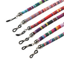 Cordão de algodão para óculos, corda colorida de suporte para óculos, com fio retentor de pescoço 2024 - compre barato