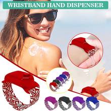 1PC Hand Sanitizer Dispensing Portable Bracelet Wristband Wearable Hand Sanitizer Dispenser Fashion Pumps Soap Dispenser 10ML 2024 - buy cheap